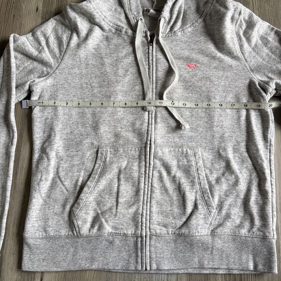Vintage 2013 Victorias Secret Pink Hooded Sweatshirt Size Large - Picture 7 of 8